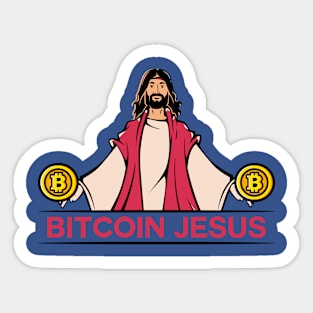 Bitcoin Jesus Sticker